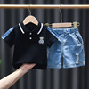 The new boy POLO Short sleeved Kids Set 0-3 Boy A summer Short sleeved Source of goods Cross border