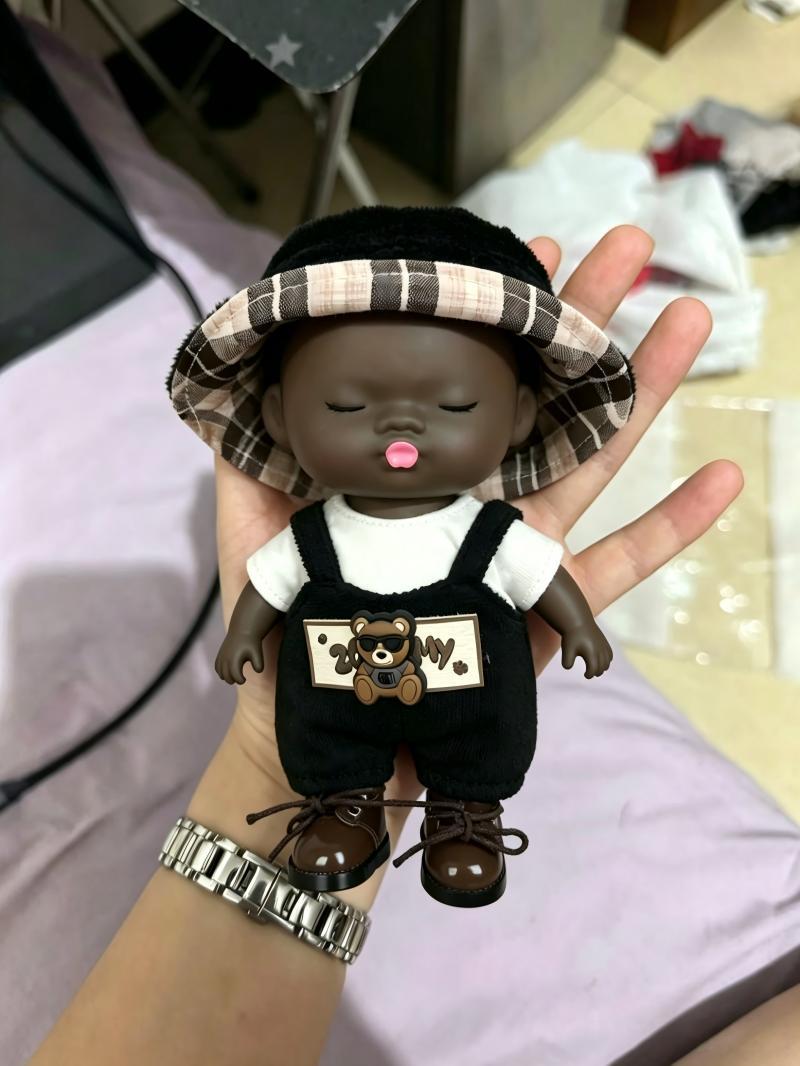 Natasha labubu ropa de muñecas, muñecas negras, muñecas lindas, juguetes de peluche. image 11