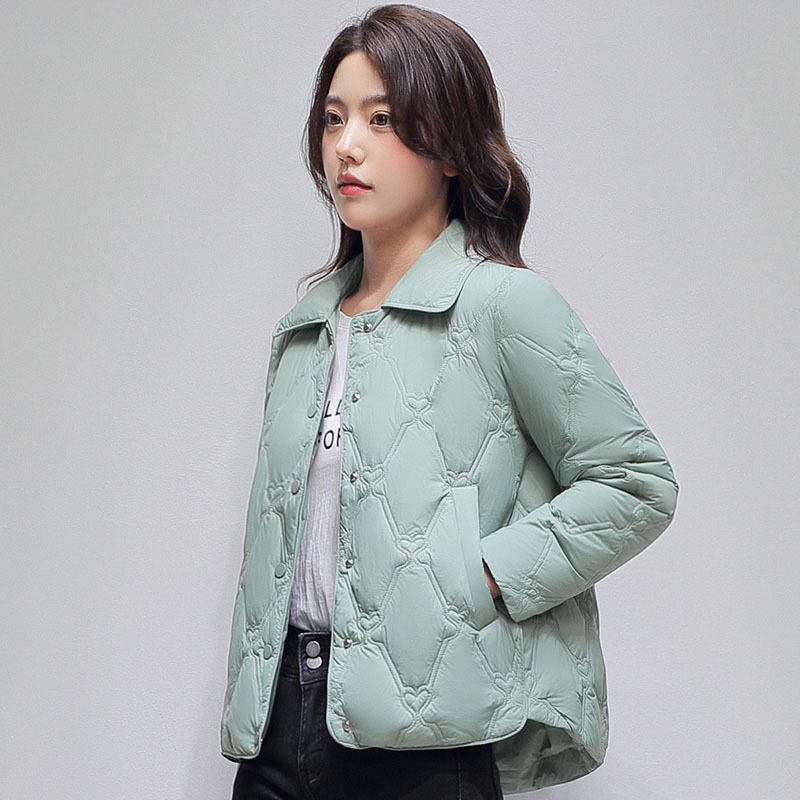 Demi-season light and thin winter fashionable keep warm down jacket