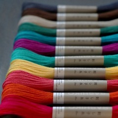 00217-40 オリンパス 刺し子糸 刺し子刺繍糸 無地 20m 小