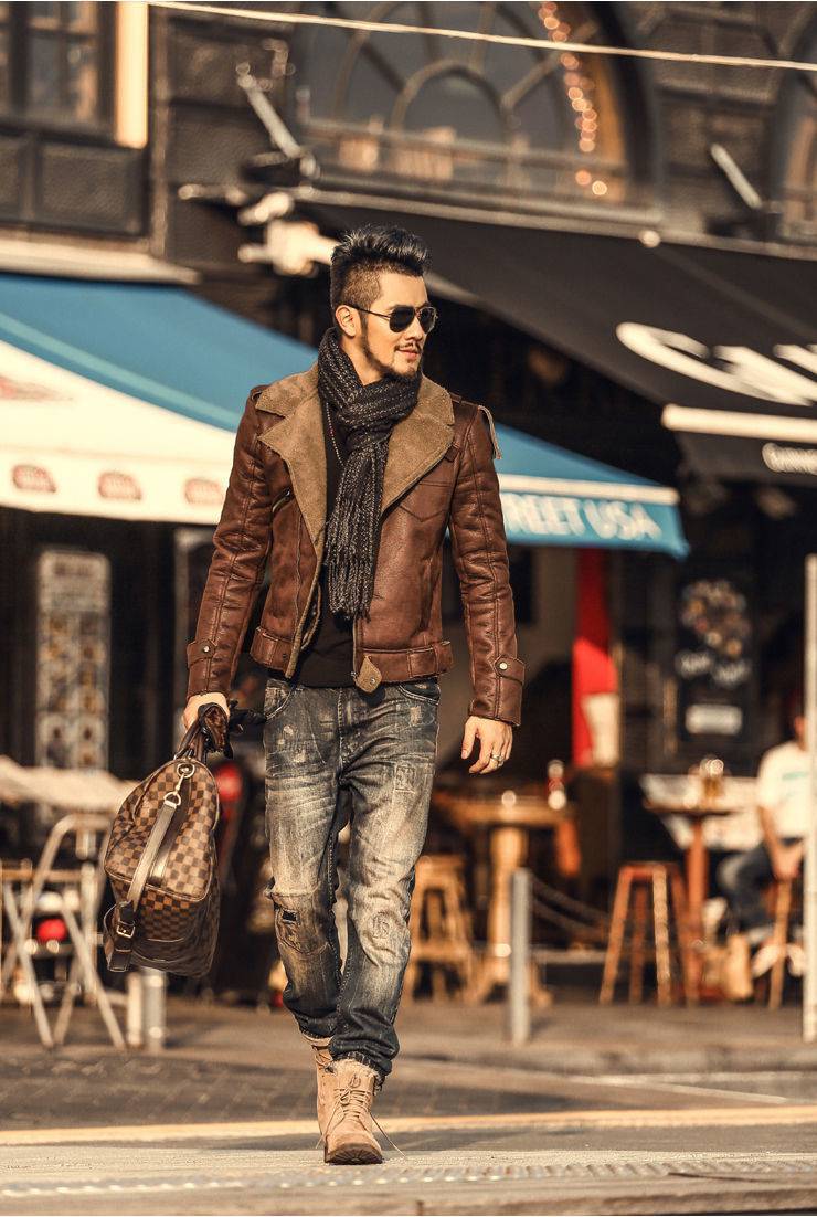Brown Leather Jacket 2