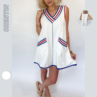 ins�¿�W��Ůʿʢ���B��ȹ&middot;�l�yײɫ�W����ᘿ����Ķ�ȹ
