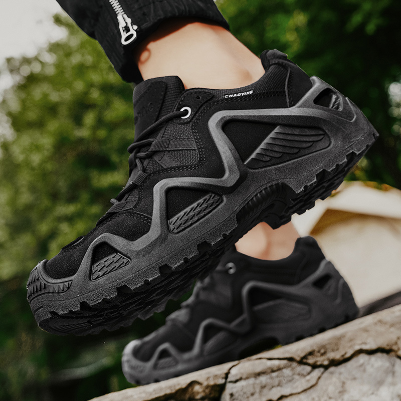 2024 otoño nuevo ligero y fácil acompañar herramientas retro de suela gruesa casual zapatos de montaña diarios para hombres