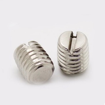 M6M8M10 304不锈钢一字平端紧定螺钉 开槽无头螺丝 机米顶丝 GB73