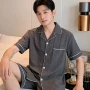新款翻领夏天短袖家居服