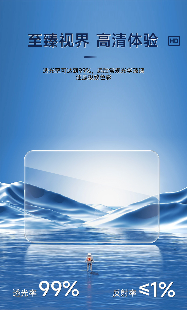 24 Boyue L Tempered Film Interior Protective Film Central Control Screen Navigation Instrument Tempered Film HD Blue Light Protection