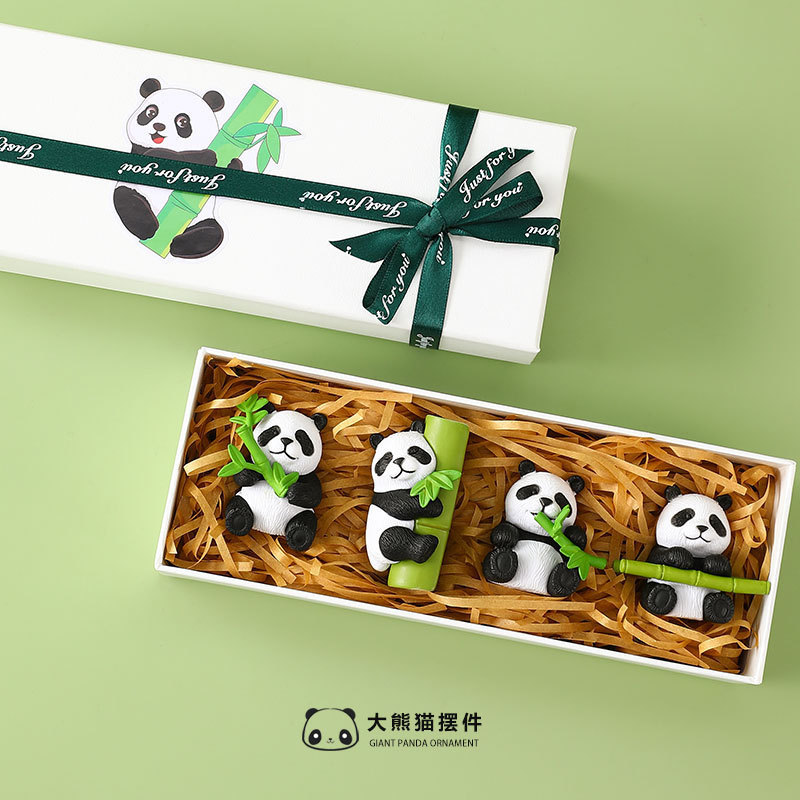 中国风特色伴手礼送老外客户生日礼物小众感原创熊猫元素摆件|undefined