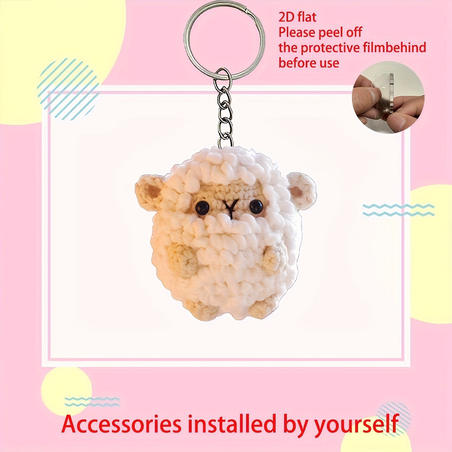 cute acrylic pendant