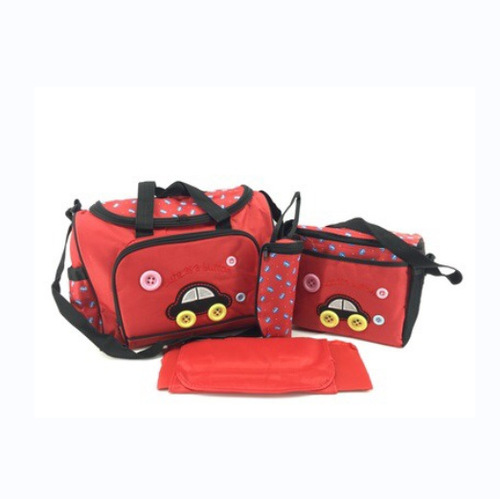 Wholesale Cross-border Fashion Mommy Bags in Oxford Cloth, 4-Piece Set with Car Cartoon Set of Bags