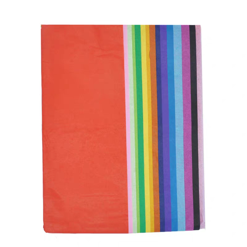 Papel de copia de color Papel de pera Papel de linterna Papel de flores Papel de envolver Tissue paper Color mezclable