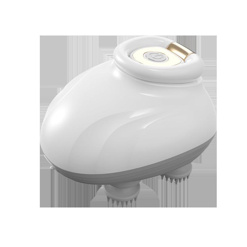 新型国境を越えた頭部マッサージ器携帯電動頭皮マッサージ器揉み振動多機能頭部マッサージ器|undefined