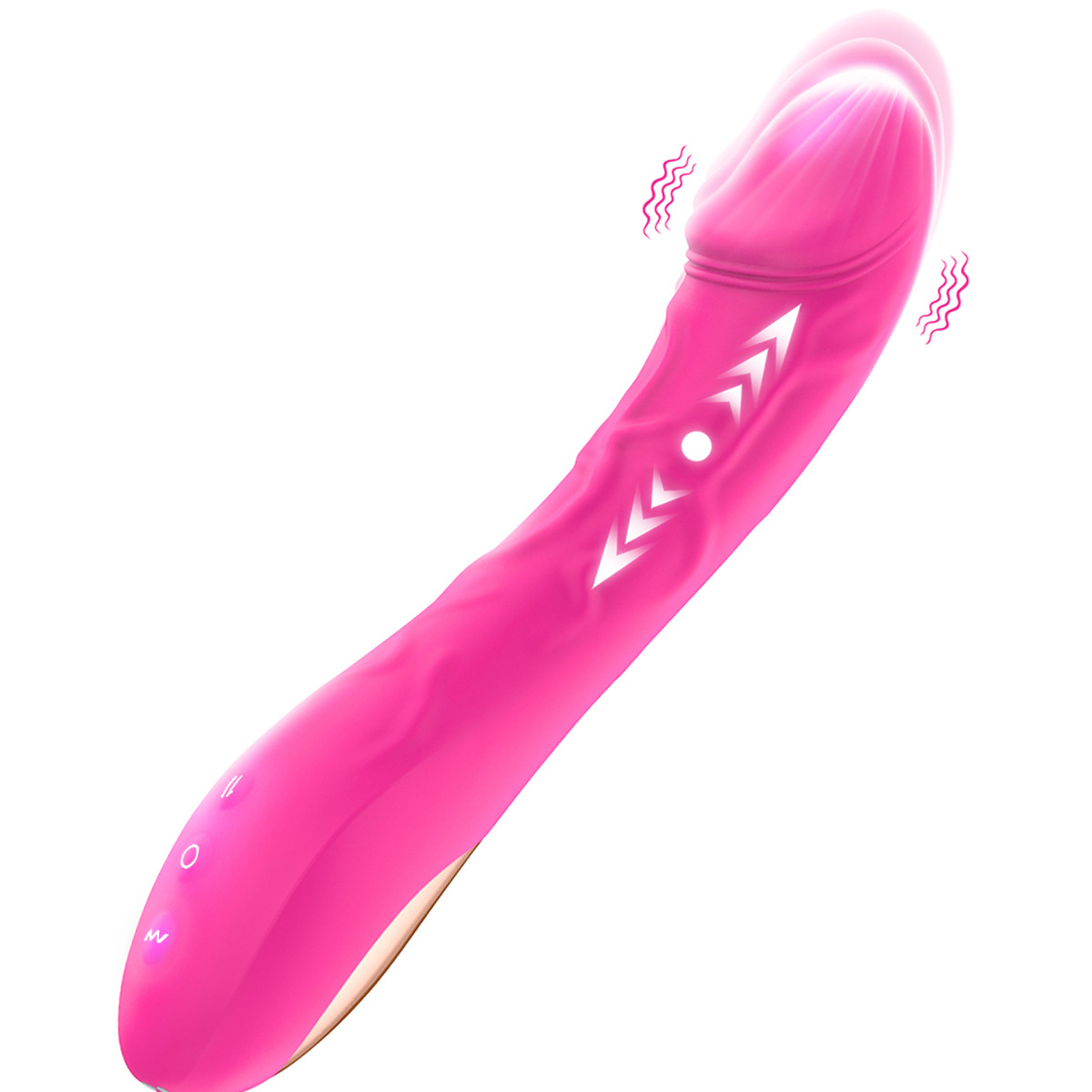 wholesale Artificial Dildo Vibrator, Retractable Electric Device, Adult Sex Toys, Female Masturbator_voghion.com