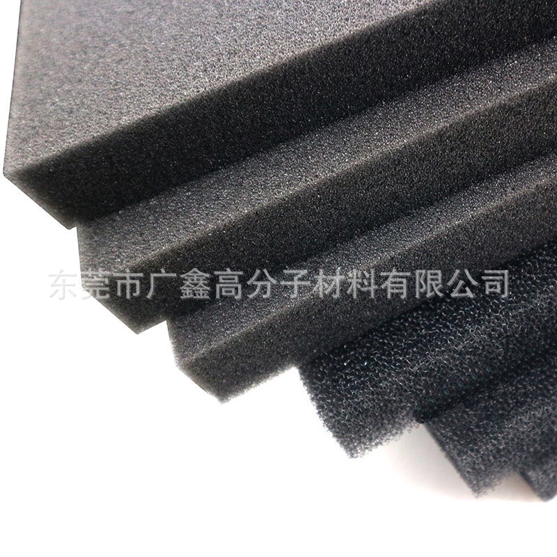 过滤棉爆破海绵黑色防尘过滤棉PU海绵空气过滤棉聚氨