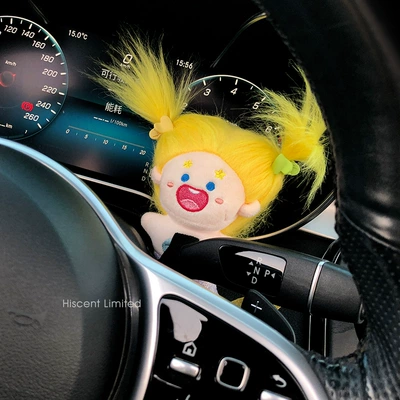 The United States blew up Sürətlər qutusu və əl tormozu başlıqları - genuine-huai-block-decoration-yellow-hair-mermaid