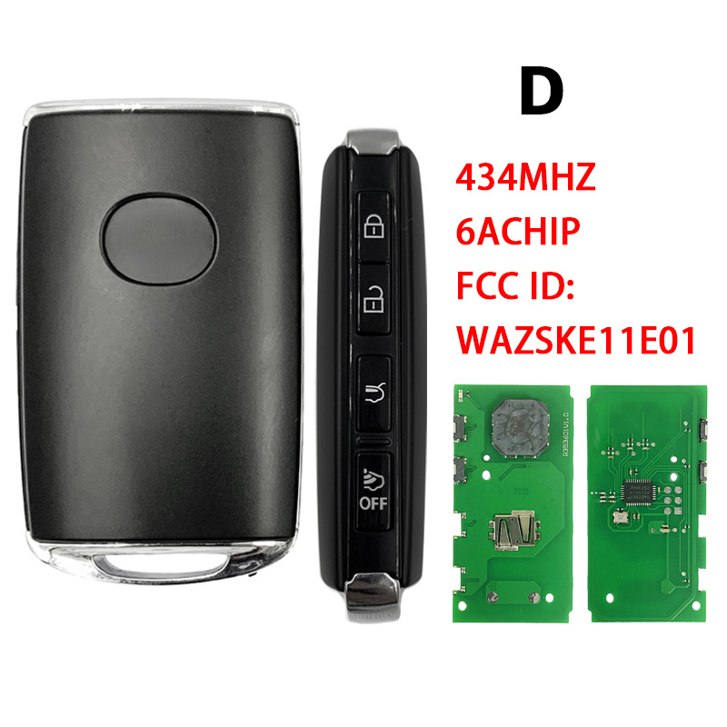 Para Mazda 2/3/4 clave 434MHZ 6A SKE11E-01 P/N: DFY7-67-5DYA