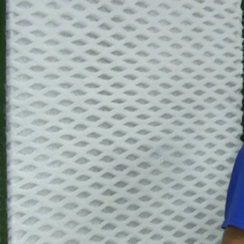 DPA漆雾过滤棉聚酯纤维可燃烧处理冲孔棉菱形喷漆房油雾过滤容漆