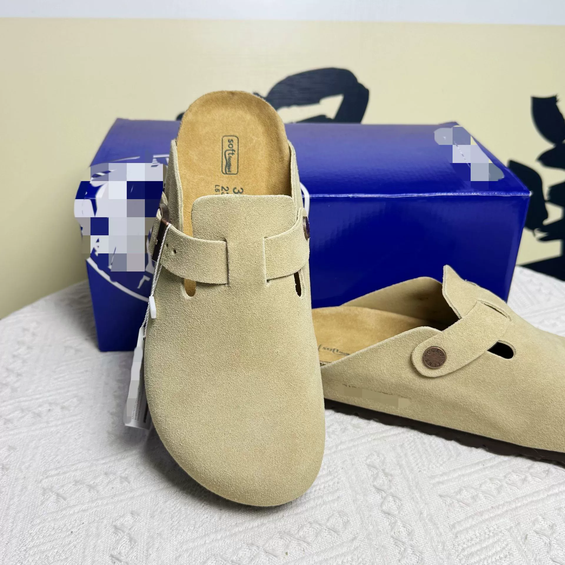 БК тапочки женские Баотоу рыбалка Birkenstock обувь Birkenstock полуподкладки из натуральной кожи пробка японская толстая подошва полуподкладки для мужчин и женщин