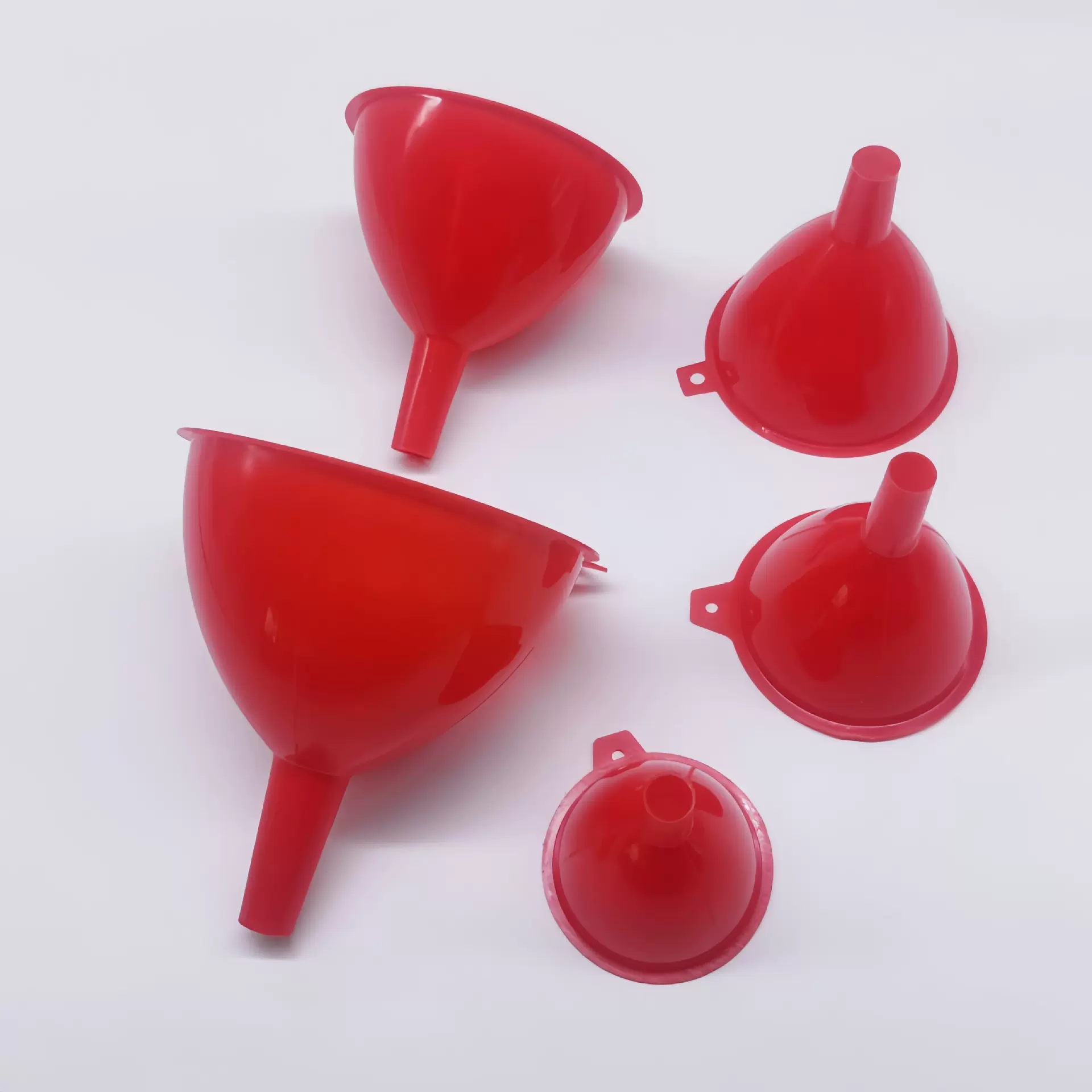 塑料厨房油漏斗全套大号加大家用漏油倒酒分装漏斗打酒器酒提子