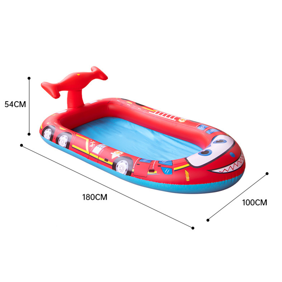 소방차 분수 컬러 박스