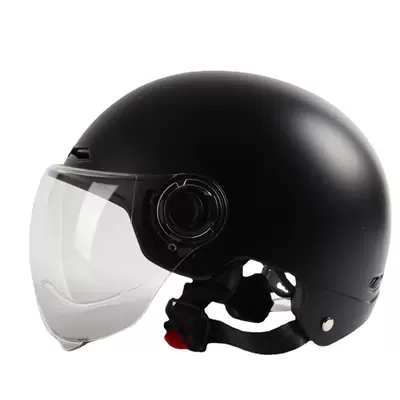 Motorcycle Safety Supplies, Helmet Abs Men's and - asian-black-transparent-short-lens