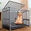 Wholesale dog cage In the large dog all -all dog cage bold indoor pet cage with toilet iron cage dog nest
