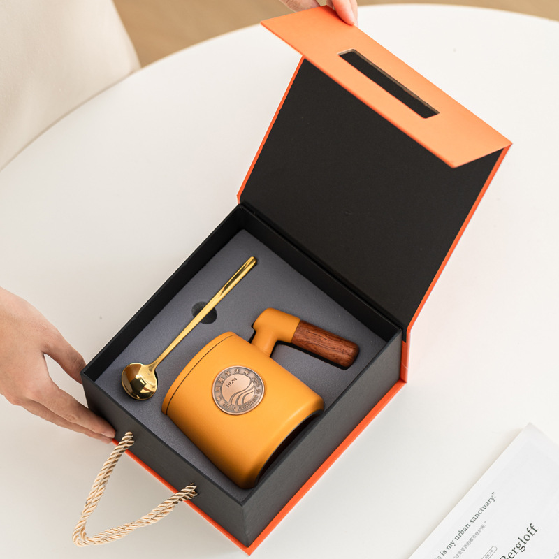 Festival del Medio Otoño regalo de mano mano mano mano de bronce con filtro ins Wenchuang pequeña taza fresca regalo de apertura escolar al por mayor