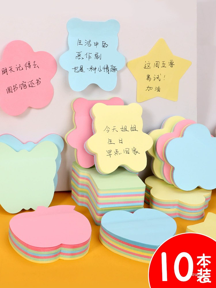 Стильные стикеры Ins, многоразовые стикеры, стикеры с сердечками и медвежатами, милые стикеры для заметок с мультяшными девушками и студентками.