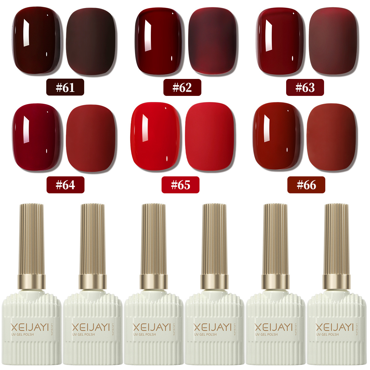 La serie de esmalte de uñas rojo Anchor 2026 nuevo vinos blanqueadores rojos para la tienda de uñas