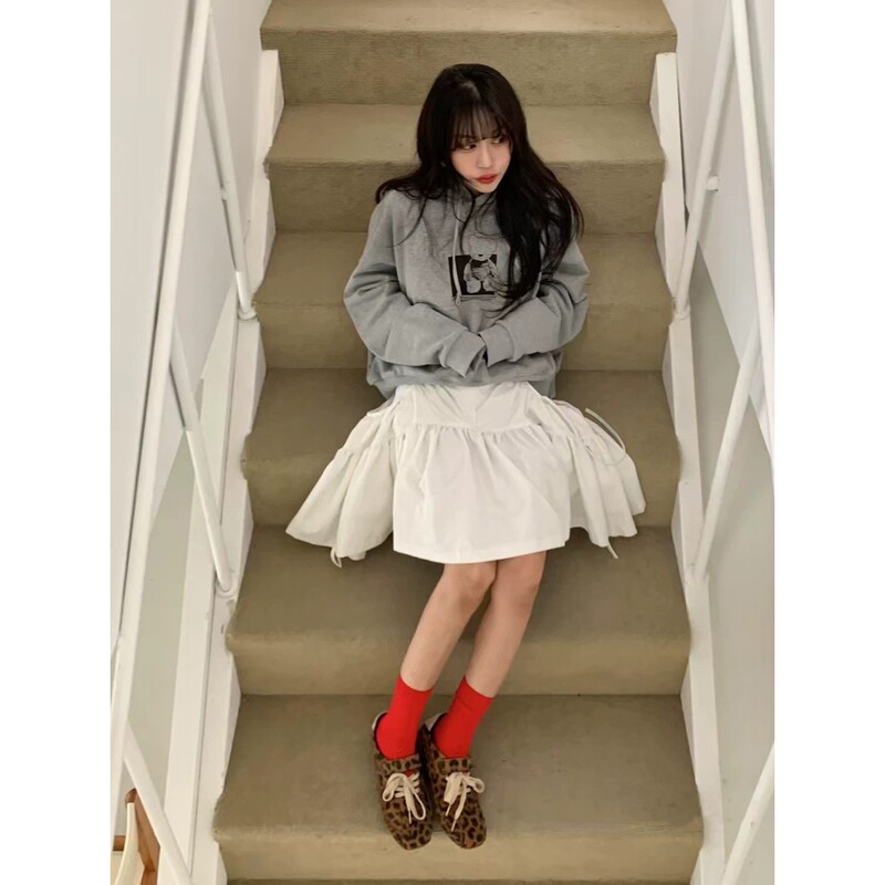 Now the New 2026 Spring Collection from Korean Designer Ber*Ha Includes a Hooded Bear Print Pullover Short Sweatshirt