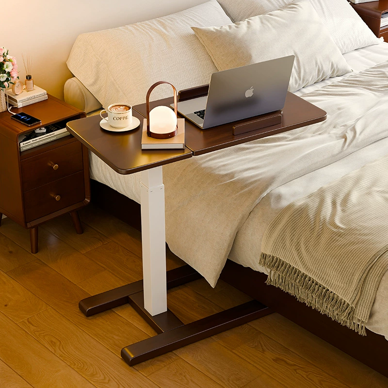 Jiayi компьютерный стол из цельного дерева, двусторонний прикроватный столик для спальни, съемный подъемный стол для киберспорта, домашний офисный стол