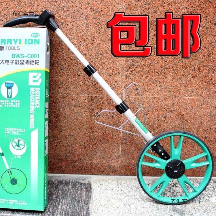 百威狮 大轮电子数显测距轮工程高尔夫测量仪10000米滚轮式测距仪