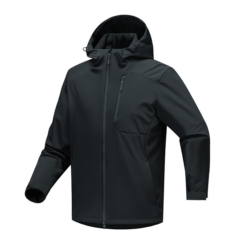 2025 New Velvet Soft Shell Jacket for Men and Women, Hooded Jacket, Outdoor Windproof and Waterproof Jacket for Mountaineering