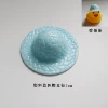 Blue plastic hat