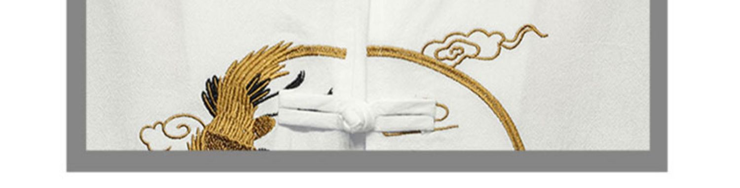 2024 Summer Chinese cotton linen short sleeved men's Tang embroidery Han style loose China-Chic shirt men_autovado.com