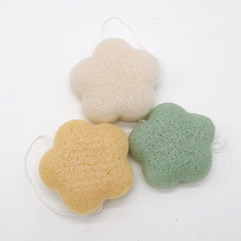 新款魔芋海绵洗脸扑洁面工具异形fa泡棉颜粉扑卸妆棉花型洁肤棉