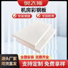 定制防静电墙板机房办公室彩钢板降噪隔音金属复合护墙板现代简约