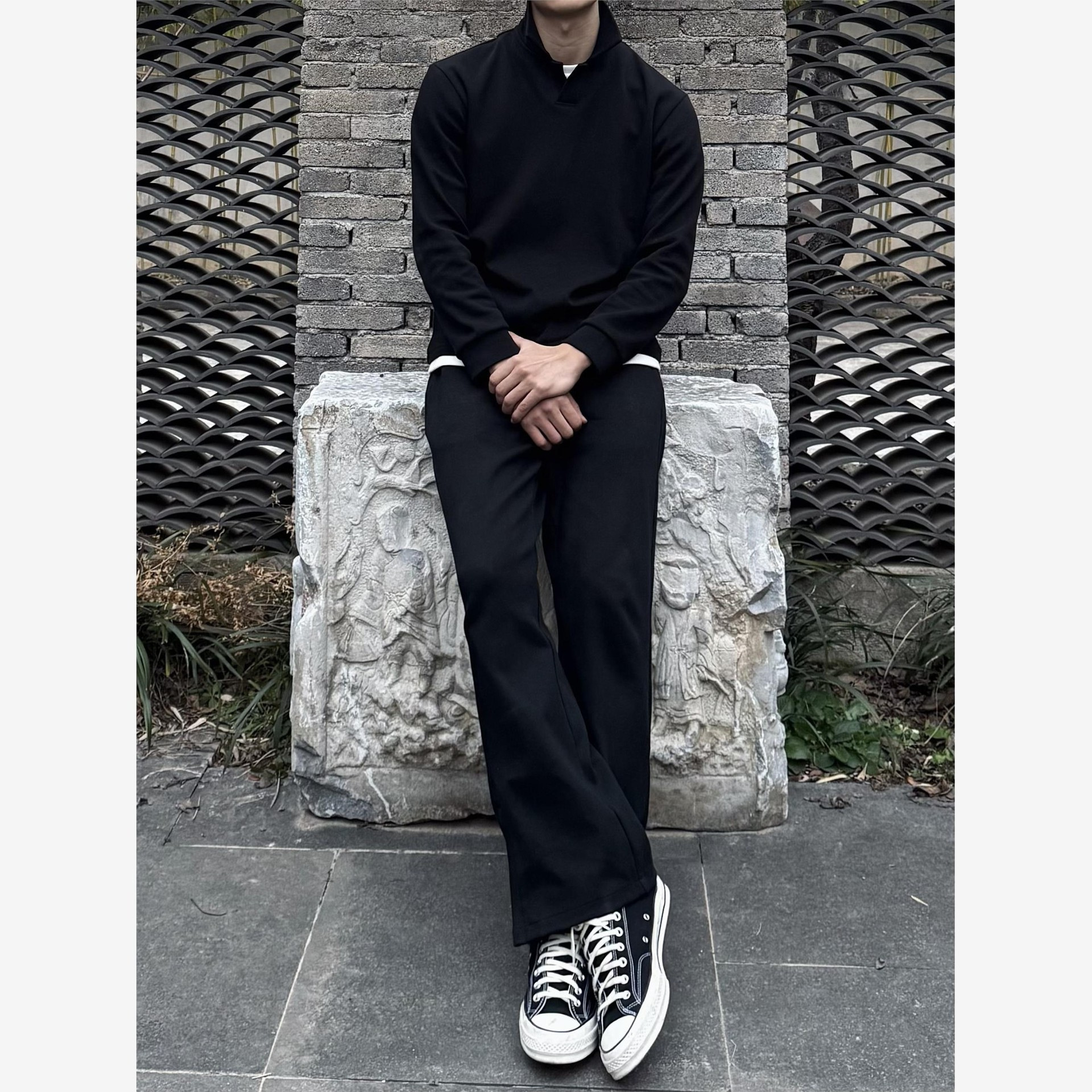 跨境凯思kaisi   GTAL25ss春夏AD运动美式休闲风抽绳卫裤直筒百搭