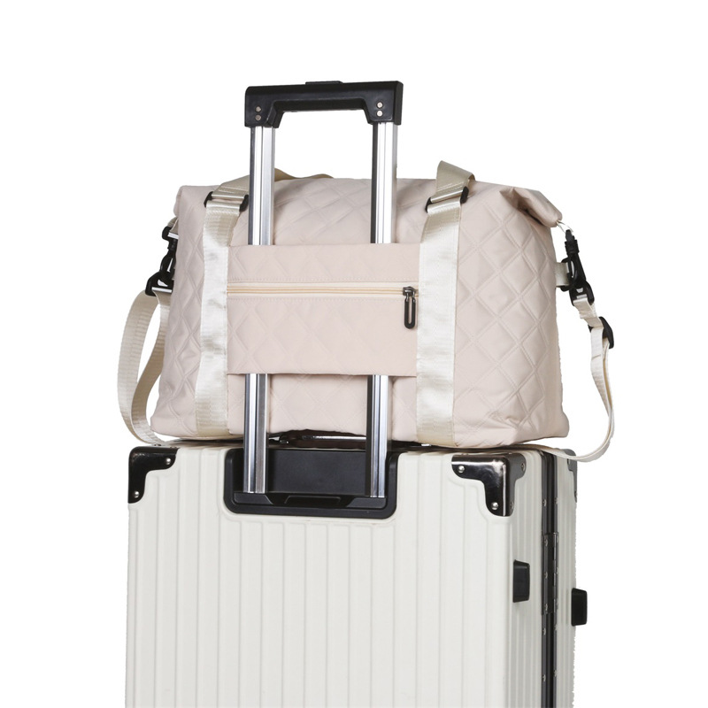 Se puede equipar con maleta trolley, bolsa de viaje de separación seca y húmeda de gran capacidad, almacenamiento ligero y de corta distancia, bolsa de lona portátil de un solo hombro al por mayor