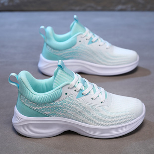 New Women's Shoes Running Shoes Spring and Summer Rope Skipping sneaker Women's Soft Sole High Elastic Mesh Casual All-match Lightweight Running Shoes