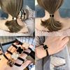 Hair rope, hair accessory, Korean style, four-leaf clover, simple and elegant design