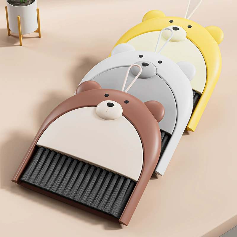 Cartoon table small children's broom, dustpan, set, keyboard, brush, monster