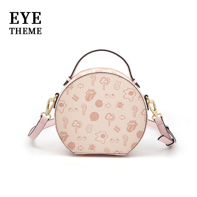 Piggy rosa animación encantadora bolsa de diseño de diseño animado de moda mini 2809 #