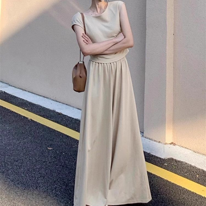 ChicShe Plus Size Tea Outfit For Women New Small Sweet Korean Style Dress Summer Set_voghion.com