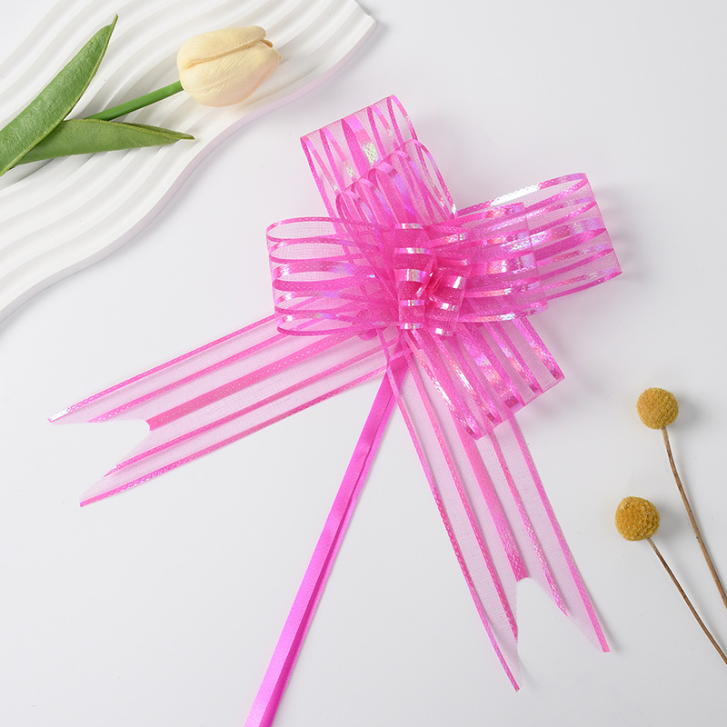 50 flores transfronterizas de nieve arco de flores de decoración de flores de bodas de regalo de la cinta de color del automóvil de boda