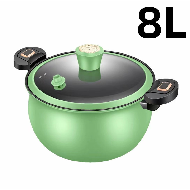 Micro pressure cooker new household fat pressure cooker large capacity pumpkin pot stew pot wheat rice stone soup pot non-stick pot