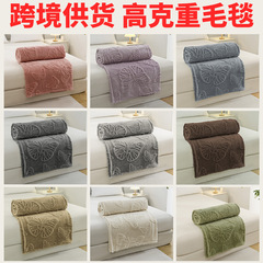 両面タフタ毛布、厚手のカバーブランケット、蝶ジャカード立体毛布、ベルベットオフィスエアコン昼休み毛布