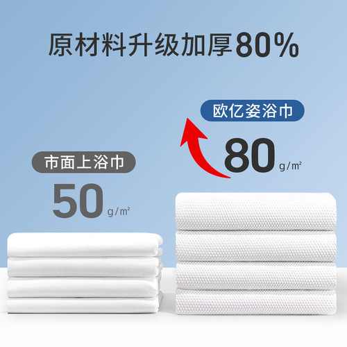 Travel disposable bath towel wholesale independently packaged hotel special pure cotton large pillow compressed towel thickened and enlarged