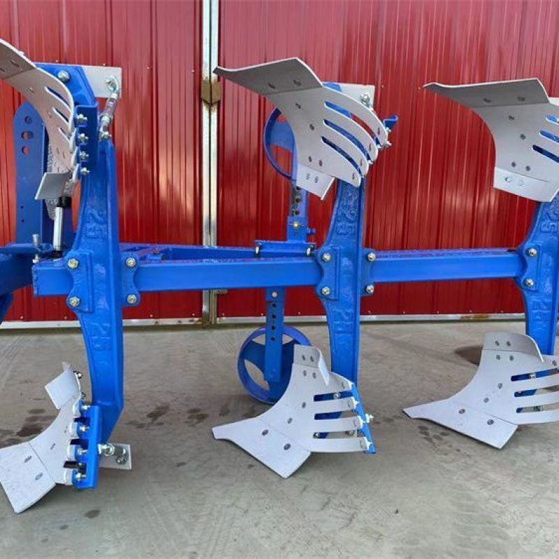 栅条镜面犁液压翻转犁大型深耕反转单双向耕地犁侧移翻地铧式犁新