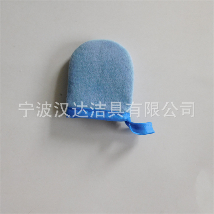 Azul más correa dedo manga