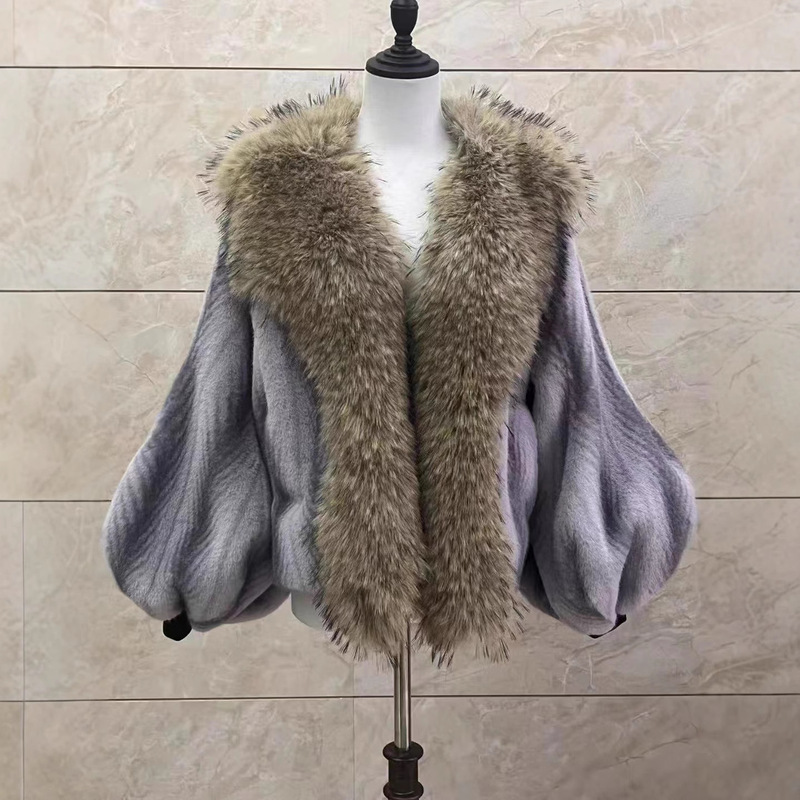Kuotai Winter Mid-Length Imitation Mink Velvet Leopard Print Outwear for Middle-Aged Mothers 2025 New Women's Mink Velvet Outwear